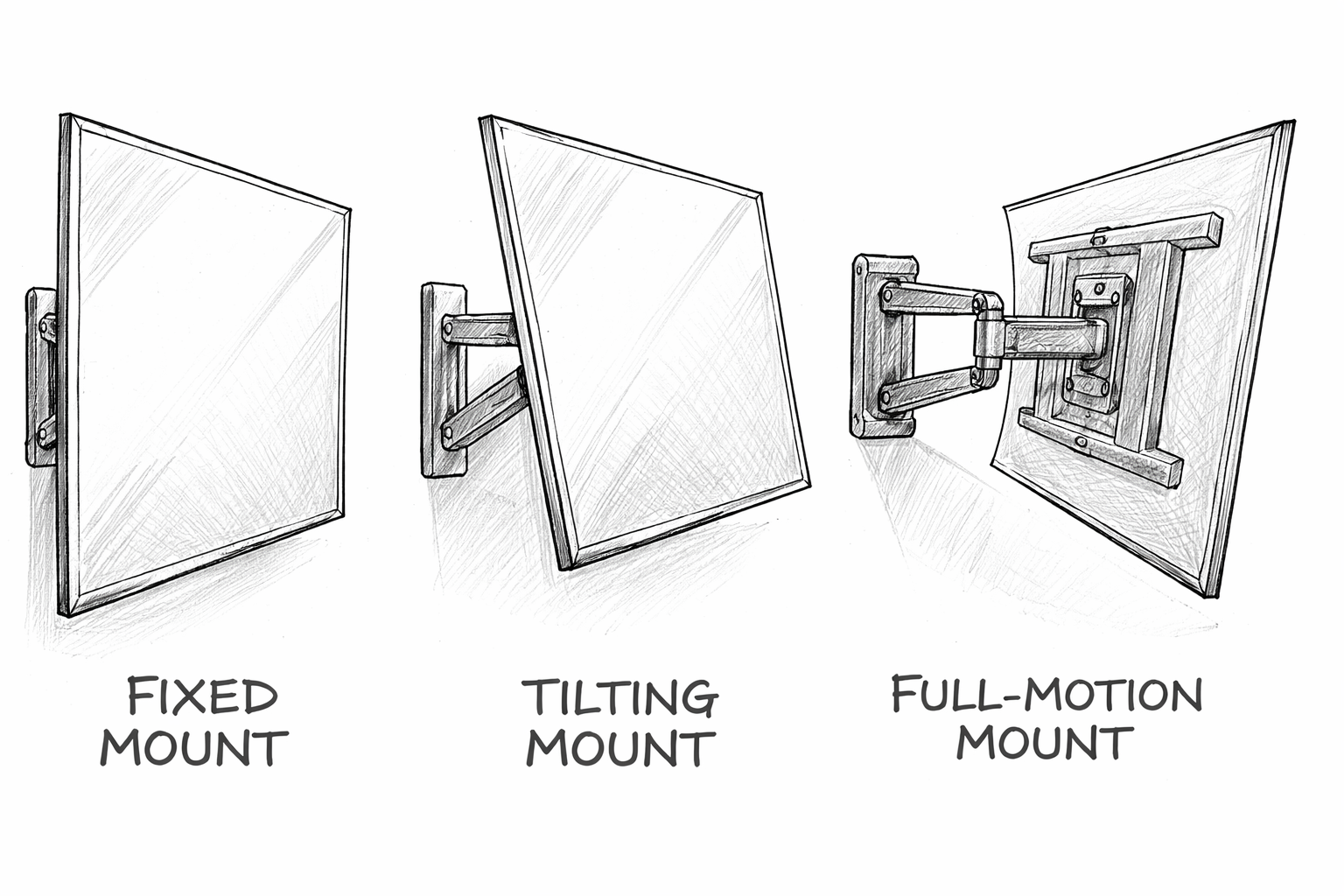 Choosing the Right TV Mount: A Guide to Fixed, Tilting, and Full-Motion Types